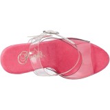 Transparente stöckelschuhe plateau 18 cm STARDUST-708T pleaser stöckelschuhe