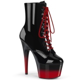 Two tone 18 cm Pleaser ADORE-1020BR-H Pole dancing ankle boots