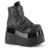Vegan 11,5 cm BEAR-104 demonia ankle boots platform black