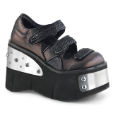 Vegan 11,5 cm DemoniaCult KERA-13 lolita plateauschuhe