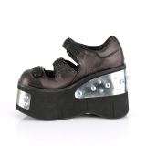 Vegan 11,5 cm DemoniaCult KERA-13 lolita plateauschuhe