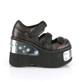 Vegan 11,5 cm DemoniaCult KERA-13 lolita plateauschuhe