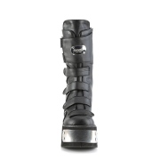 Vegan 11,5 cm KERA-108 Demonia alternative plateaustiefel schwarz
