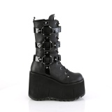 Vegan 11,5 cm KERA-110 demoniacult stiefeletten mit plateausohle