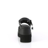 Vegan 11,5 cm SHAKER-13 Keilabsatz sandaletten mit wedge absatz