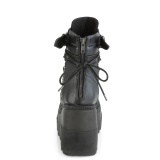 Vegan 11,5 cm SHAKER-60 lolita ankle boots wedge platform