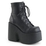 Vegan 13 cm CAMEL-203 chunky demonia ankle boots platform