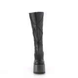 Vegan 13 cm Demonia CAMEL-280 chunky heel platform boots