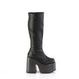 Vegan 13 cm Demonia CAMEL-280 chunky heel platform boots