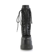 Vegan 13 cm VOID-118 demonia knee boots wedges platform