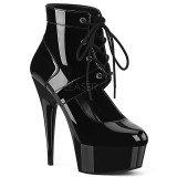 Vegan 15 cm DELIGHT-688 platform ankle booties