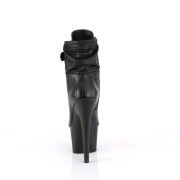 Vegan 18 cm ADORE platform ankle boots mit schnürsenkel in schwarz