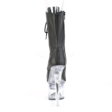 Vegan 18 cm FLASH-1020-7 led platform pole dance ankle boots