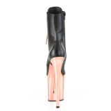 Vegan 20 cm FLAMINGO-1020 Gold Chrome Plateau Stiefeletten