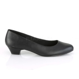 Vegan 3 cm GWEN-01 Schwarze herren pumps für männer