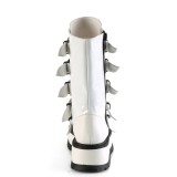 Vegan 5 cm SLACKER-160-2 damen cyberpunk plateaustiefel