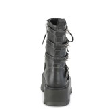 Vegan 5 cm SLACKER-165 damen cyberpunk plateaustiefel