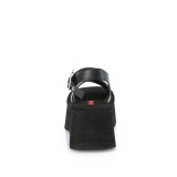 Vegan 6,5 cm DemoniaCult FUNN-10 lolita emo plateau sandaletten