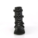 Vegan 6,5 cm RENEGADE-50 DemoniaCult alternative plateauboots schwarz