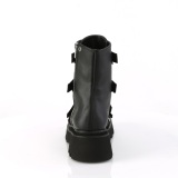 Vegan 6,5 cm RENEGADE-50 DemoniaCult alternative plateauboots schwarz