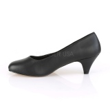 Vegan 6 cm FEFE-01 Schwarze herren pumps für männer