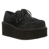 Vegan 7,5 cm CREEPER-202 damen creepers schuhe - rockabilly plateauschuhe