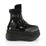 Vegan 7,5 cm NEPTUNE-126 demoniacult stiefeletten - unisex cyberpunk stiefeletten