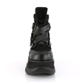 Vegan 7,5 cm NEPTUNE-126 demoniacult stiefeletten - unisex cyberpunk stiefeletten