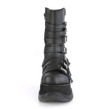 Vegan 7,5 cm NEPTUNE-210 demoniacult stiefel - unisex plateaustiefel