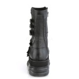 Vegan 7,5 cm NEPTUNE-210 demoniacult stiefel - unisex plateaustiefel