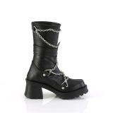 Vegan 7 cm Demonia BRATTY-120 chunky heel platform boots