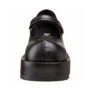 Vegan 8,5 cm DemoniaCult DOLLIE-01 Schwarze mary jane pumps