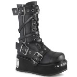 Vegan 8,5 cm TRASHVILLE-250 demonia stiefel - unisex plateaustiefel