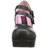 Vegan 9,5 cm DemoniaCult GOTHIKA-09 lolita plateauschuhe