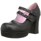 Vegan 9,5 cm DemoniaCult GOTHIKA-09 lolita plateauschuhe