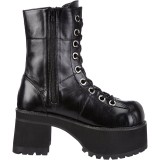 Vegan 9,5 cm RANGER-301 DemoniaCult alternative plateauboots schwarz