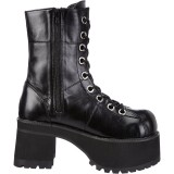Vegan 9,5 cm RANGER-301 alternative ankle boots platform black