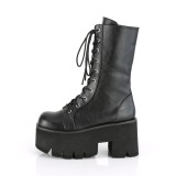 Vegan 9 cm ASHES-105 DemoniaCult alternative plateauboots schwarz