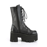 Vegan 9 cm ASHES-105 DemoniaCult alternative plateauboots schwarz