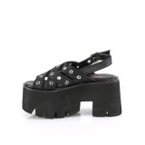 Vegan 9 cm ASHES-12 emo punk plateau sandalen chunky heels