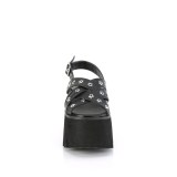 Vegan 9 cm ASHES-12 emo punk platform chunky sandals