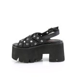 Vegan 9 cm ASHES-12 emo punk platform chunky sandals