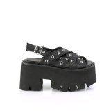 Vegan 9 cm ASHES-12 emo punk platform chunky sandals