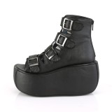 Vegan 9 cm VIOLET-150 open toe ankle booties