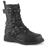 Vegan BOLT-250 demonia stiefeletten - unisex springerstiefeletten