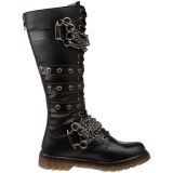 Vegan BOLT-450 demonia stiefel - unisex springerstiefel