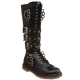 Vegan BOLT-450 demonia stiefel - unisex springerstiefel