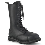 Vegan Leder RIOT-14 demonia stahlkappen springerstiefel - unisex kampfstiefel