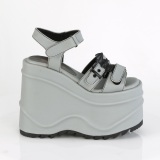 Vegan Neon 15 cm Demonia WAVE-13 lolita platform wedge sandals