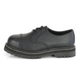 Vegan RIOT-03 demonia shoes - punk steel toe shoes